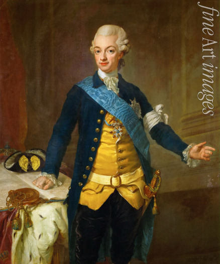 Pasch Lorenz der Jüngere - Porträt von Gustav III. (1746-1792), König von Schweden