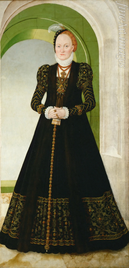 Cranach Lucas the Younger - Anne of Denmark (1532-1585), Electress of Saxony