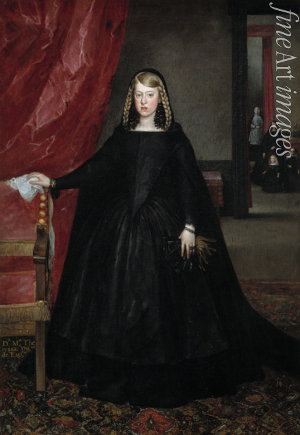 Martínez del Mazo Juan Bautista - Porträt von Margarita Teresa von Spanien (1651-1673)