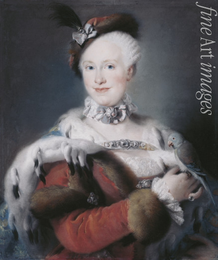 Tiepolo Lorenzo Baldissera - Portrait of Infanta Maria Luisa of Spain (1745-1792), Holy Roman Empress