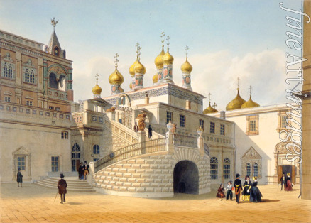 Benoist Philippe - View of the Boyar Platform of the Terem Palace in the Moscow Kremlin