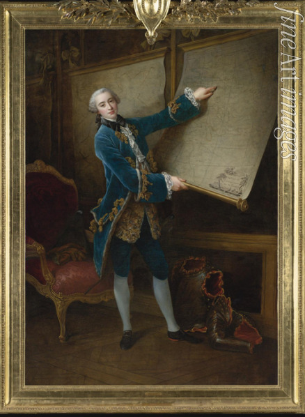 Drouais François-Hubert - Portrait of the Comte de Vaudreuil (1740-1817)