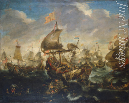 Eertvelt Andries van - Die Schlacht von Haarlemmermeer am 26. Mai 1573