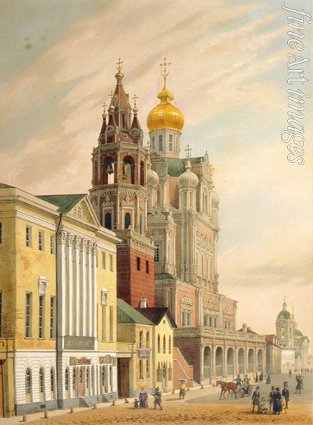 Arnout Louis Jules - Die Mariä-Entschlafen-Kirche auf der Pokrowka-Strasse in Moskau