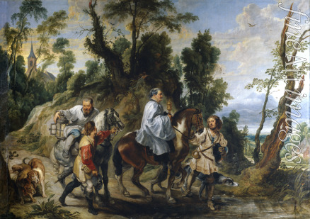 Rubens Pieter Paul - Rudolf von Habsburg und der Priester