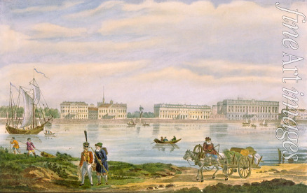 Anonymous - The Marble Palace and the Neva Embankment in Saint Petersburg