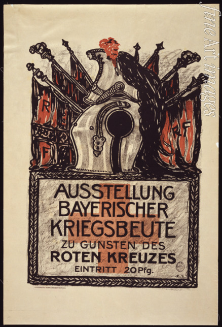 Stuck Franz Ritter von - Exhibition of the Bavarian war spoils to benefit the Red Cross