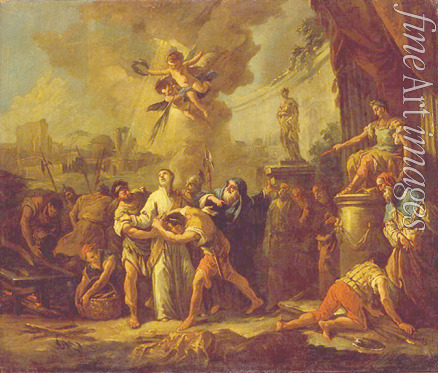 Diziani Gaspare - Das Martyrium des heiligen Laurentius
