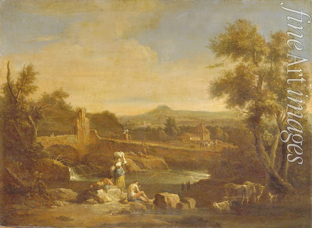 Zuccarelli Francesco - Landschaft mit Fluss