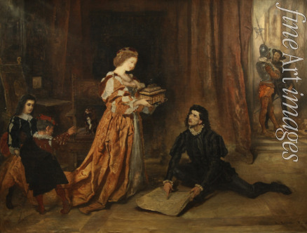Romako Anton - Columbus and Queen Isabella