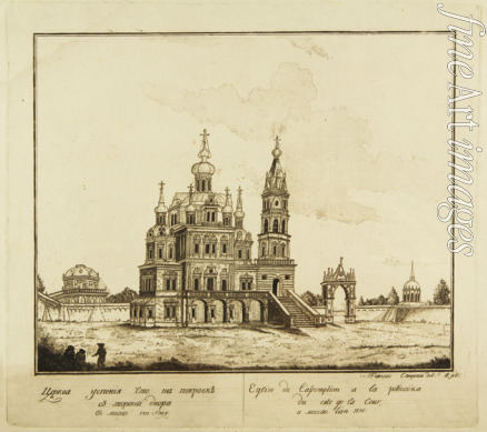 Camporesi Francesco - The Church of the Dormition of the Theotokos at the Pokrovka Street in Moscow