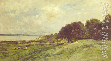 Daubigny Charles-François - The Seashore near Villerville