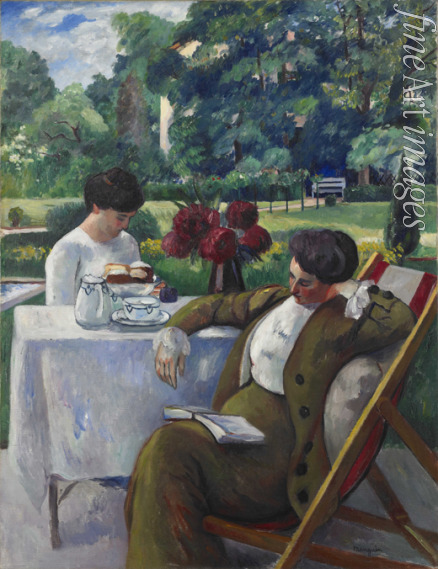 Manguin Henri Charles - Tea Time at the Villa Flora, Winterthur
