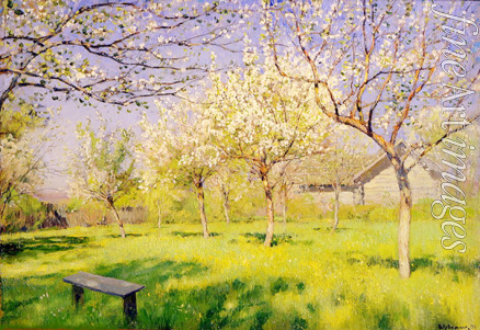 Lewitan Isaak Iljitsch - Apfelbäume blühen