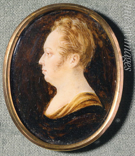Lagrenée Anthelme François - Porträt des Malers Grafen Fjodor A. Tolstoi (1783-1873)