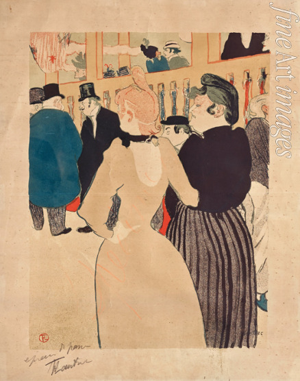 Toulouse-Lautrec Henri de - Im Moulin Rouge, La Goulue und ihre Schwester (Au Moulin Rouge, La Goulue et sa sœur)