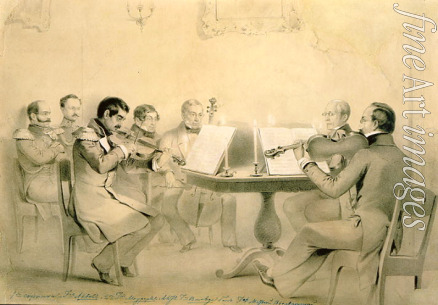 Rohrbach Paul - The string quartet of the composer Count Alexey Lvov