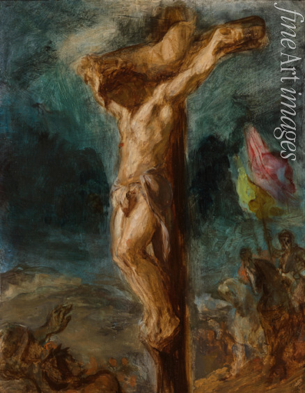 Delacroix Eugène - Die Kreuzigung