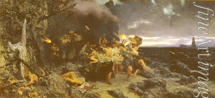 Siemiradzki Henryk - Orgie zur Zeit des Tiberius auf der Insel Capri