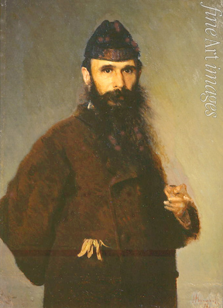 Kramskoi Iwan Nikolajewitsch - Porträt des Malers Alexander Litowtschenko (1835-1890)