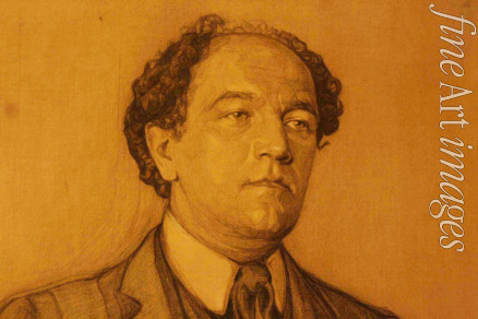 Trusov V. - Portrait of the composer Nikolai Medtner (1879-1951)