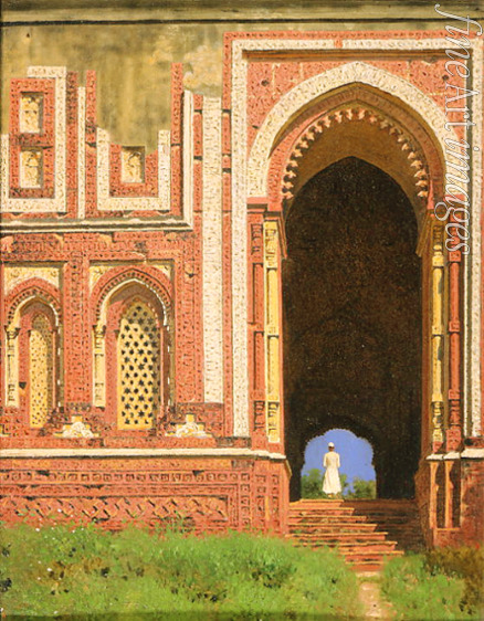 Vereshchagin Vasili Vasilyevich - Qutub Minar. A surrounding gate in Old Delhi