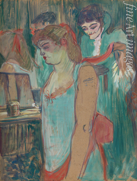 Toulouse-Lautrec Henri de - Die tätowierte Frau
