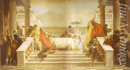 Tiepolo Giambattista - Kleopatras Fest