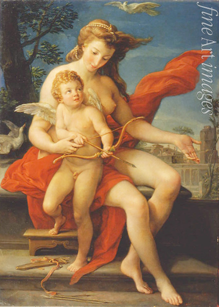 Batoni Pompeo Girolamo - Venus and Cupid
