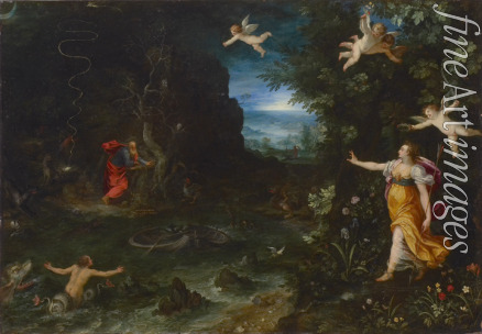 Brueghel Jan der Ältere - Der Traum des Raffael (Allegorie des Lebens)