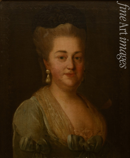 Rokotow Fjodor Stepanowitsch - Porträt von Anastasia Michajlowna Sagrjaschskaja (1728-1779)
