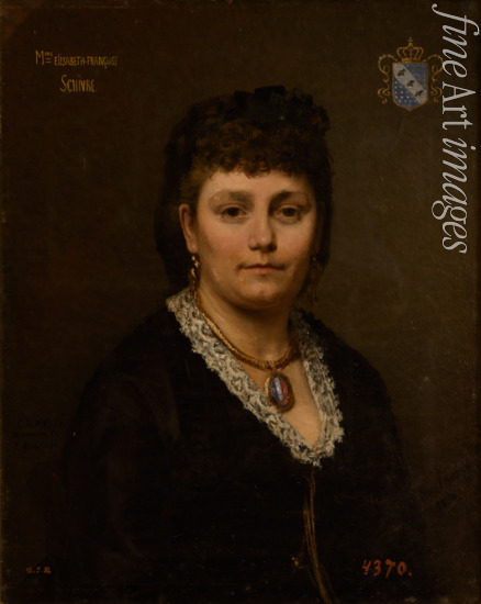 Harlamow (Harlamoff) Alexei Alexejewitsch - Porträt von Jelisaweta Franzewna Schivre (1832-1896)