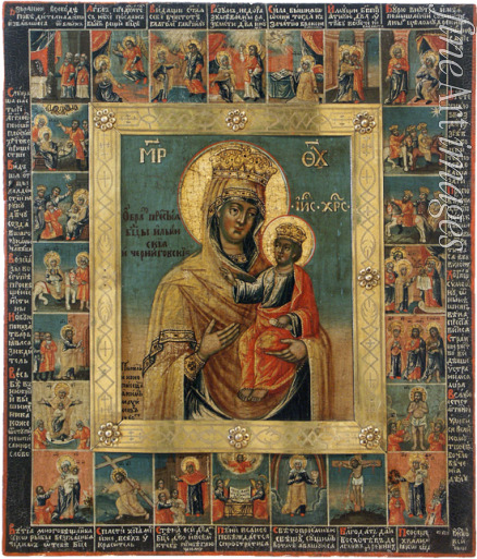 Maximov Yakim (Ioakim) - The Ilyin-Chernigov Icon of the Mother of God