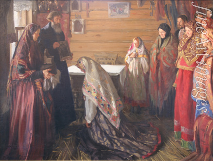 Kulikov Ivan Semyonovich - The old rite of blessing the bride in Murom