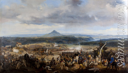 Schwabe Alexander - The Battle of Giesshuebel on 1813