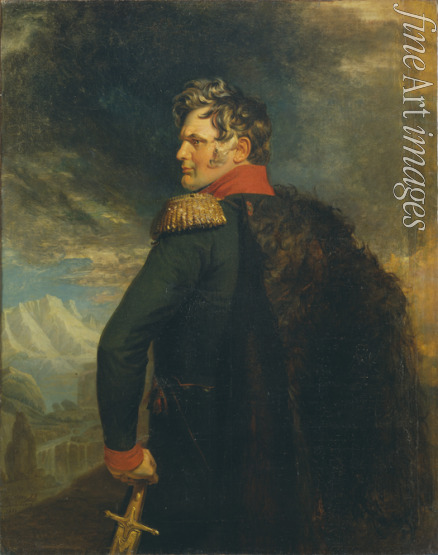Dawe George - Portrait of the commander-in-chief of the Russian Army on the Caucasus Aleksey Yermolov (1777-1861)