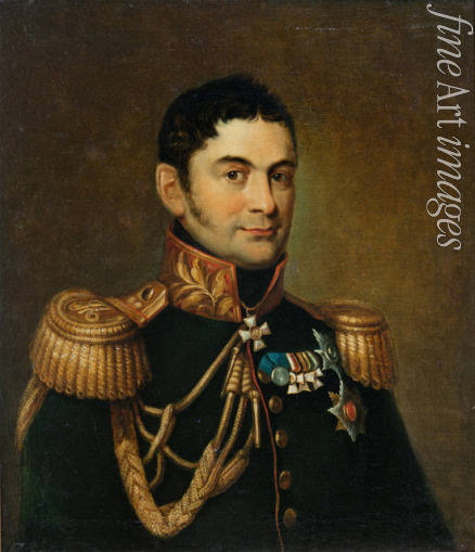 Dawe George - Porträt von Fürst Pjotr Michailowitsch Wolkonski (1776-1852)