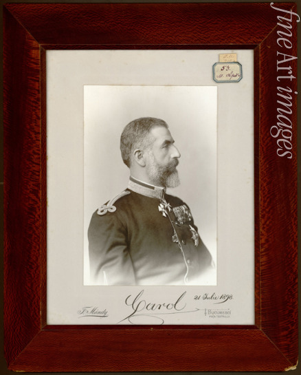 Unbekannter Fotograf - Porträt von König Carol I. von Rumänien (1839-1914)