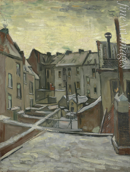 Gogh Vincent van - Houses Seen from the Back, Antwerp