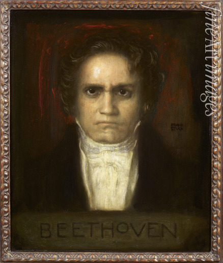 Stuck Franz Ritter von - Porträt von Ludwig van Beethoven (1770-1827)
