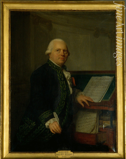 Vestier Antoine - Porträt von Komponist François-Joseph Gossec (1734-1829)