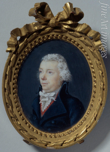Unbekannter Künstler - Porträt von Jacques Lafleur (1757-1832), Geigenbauer und Bogenmacher
