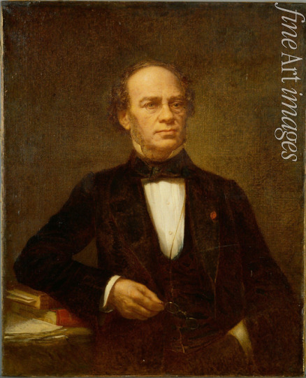 Roller Jean - Porträt von Komponist Jacques Fromental Halévy (1799-1862)