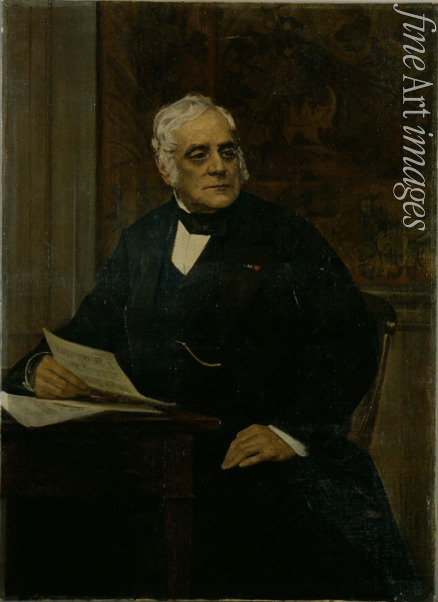 Lahaye Alexis-Marie - Porträt von Komponist Daniel-François-Esprit Auber (1782-1871)
