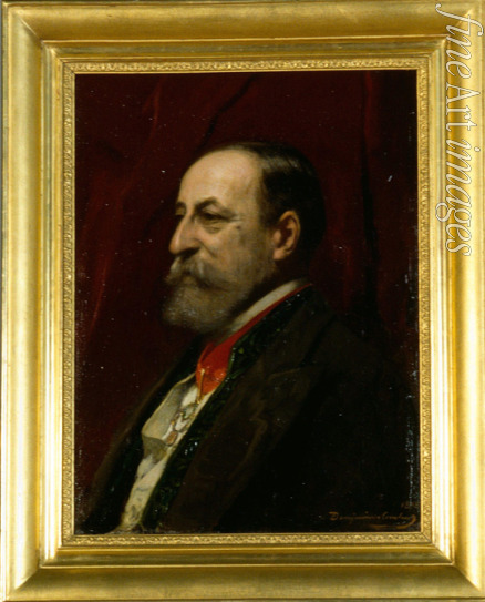 Benjamin-Constant Jean-Joseph - Portrait of the composer Camille Saint-Saëns (1835-1921)