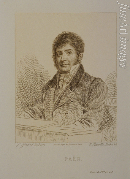Gérard François Pascal Simon - Portrait of the composer Ferdinando Paër (1771-1839)