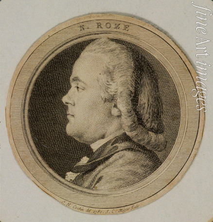 Miger Simon Charles - Porträt von Komponist Nicolas Roze (1736-1820)