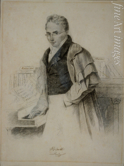 Dupré Louis - Portrait of the composer Ferdinand Hérold (1791-1833)