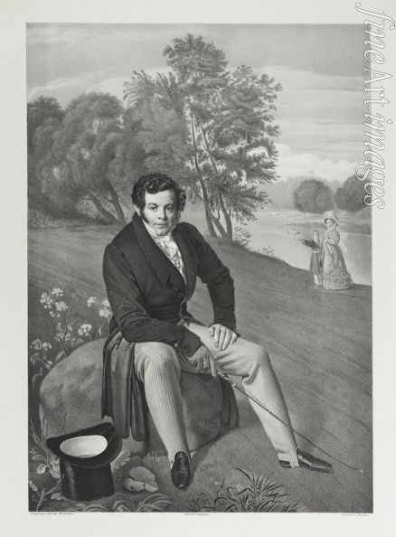 Sandomuri Alexander Iwanowitsch - Porträt von Karl Iwanowitsch Albrecht (1789-1859)