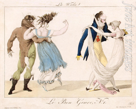Gillray James - Waltz. From the series 
